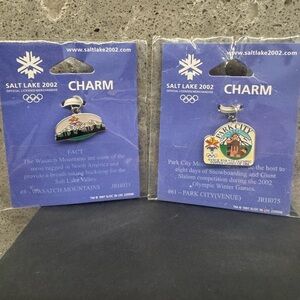 Salt Lake 2002 Olympic Charm Set